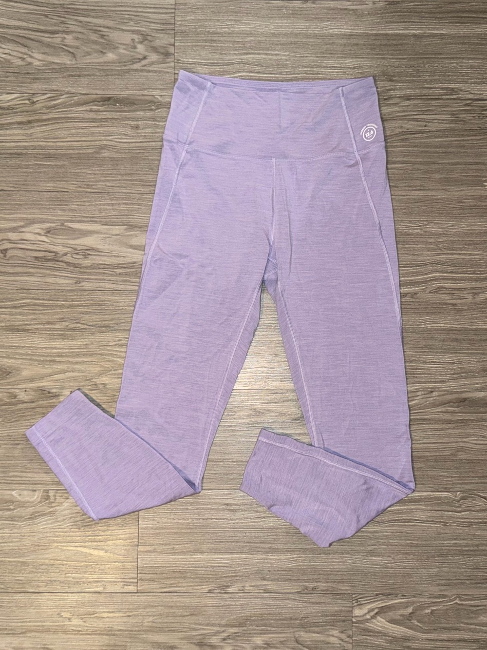 Allbirds Natural Leggings Purple Womens Size M Athletic Gym Wear Yoga Running